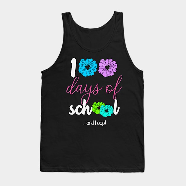 VSCO Girl 100th Day of School Tank Top by JPDesigns